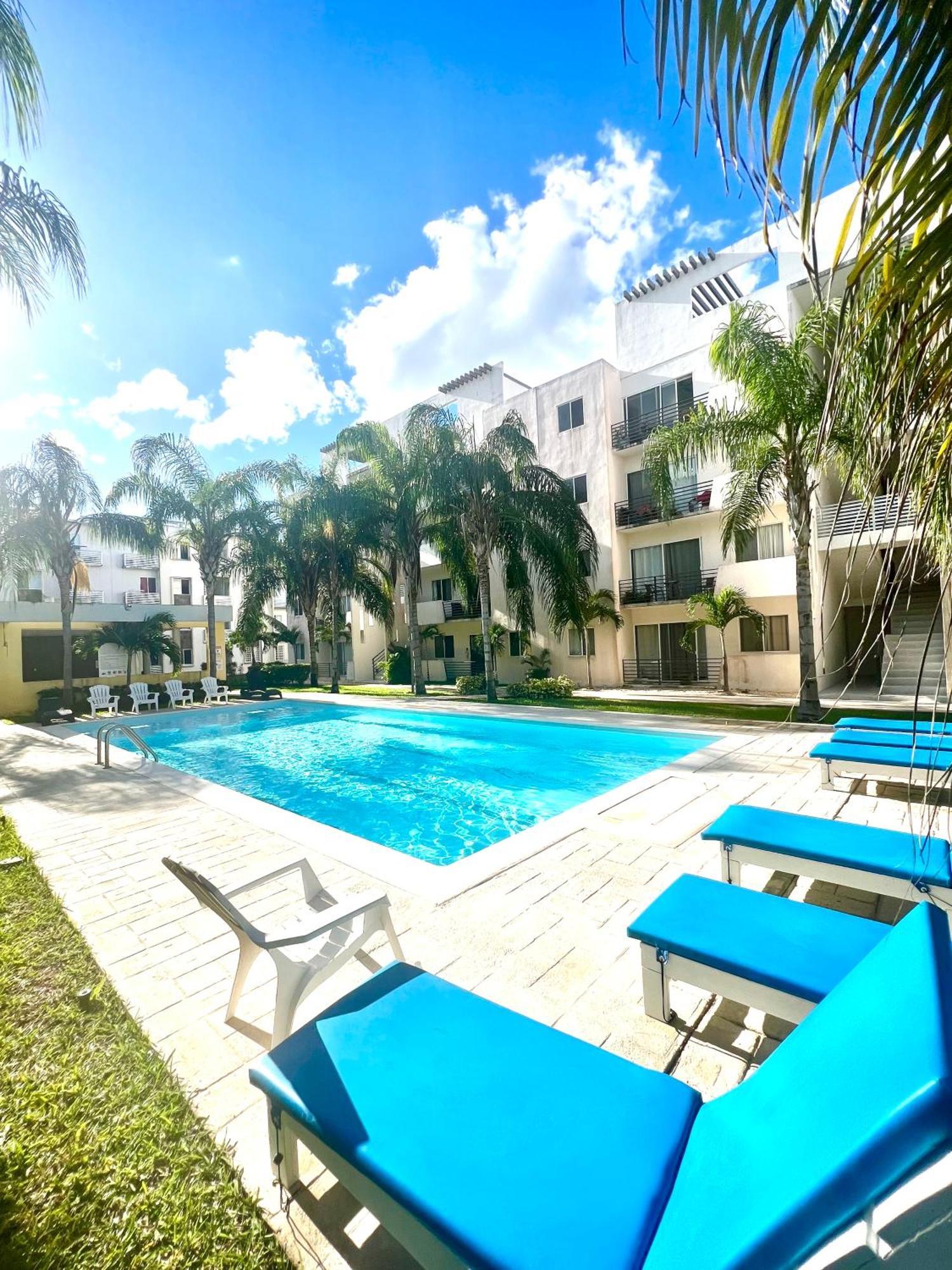 Departamento Blue Vacacional Apartamento Playa del Carmen Exterior foto